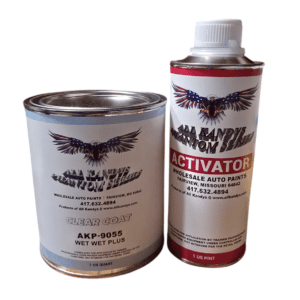 AKP-9055 Wet Wet Plus All Kandys High Solid Clear Coat Qt Kit With 1 Pint Activator