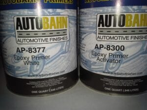 thumbnail image 2 of Autobahn AP-8067 2K Urethane Primer Sealer Gallon Kit - High Tech White Auto Paint 2 of 10