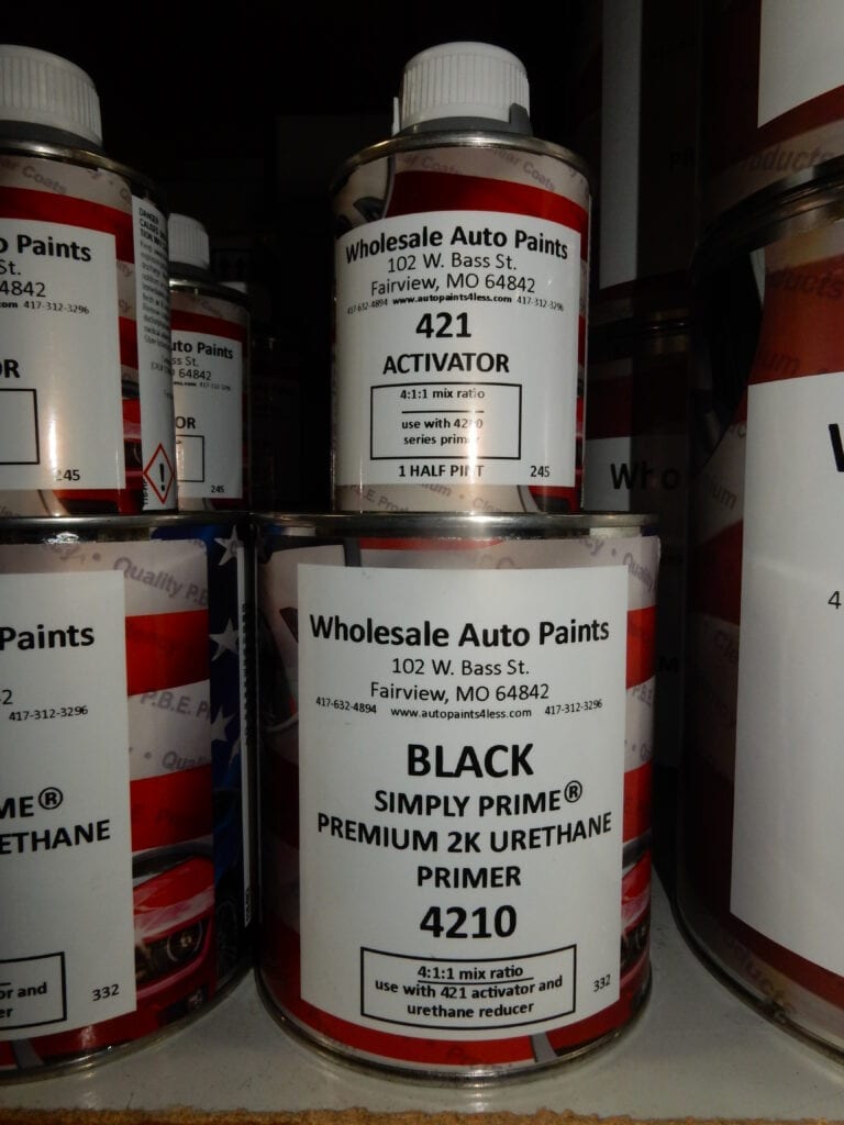 4210 Black Premium Urethane 2k Primer Kit Very High Build 7854