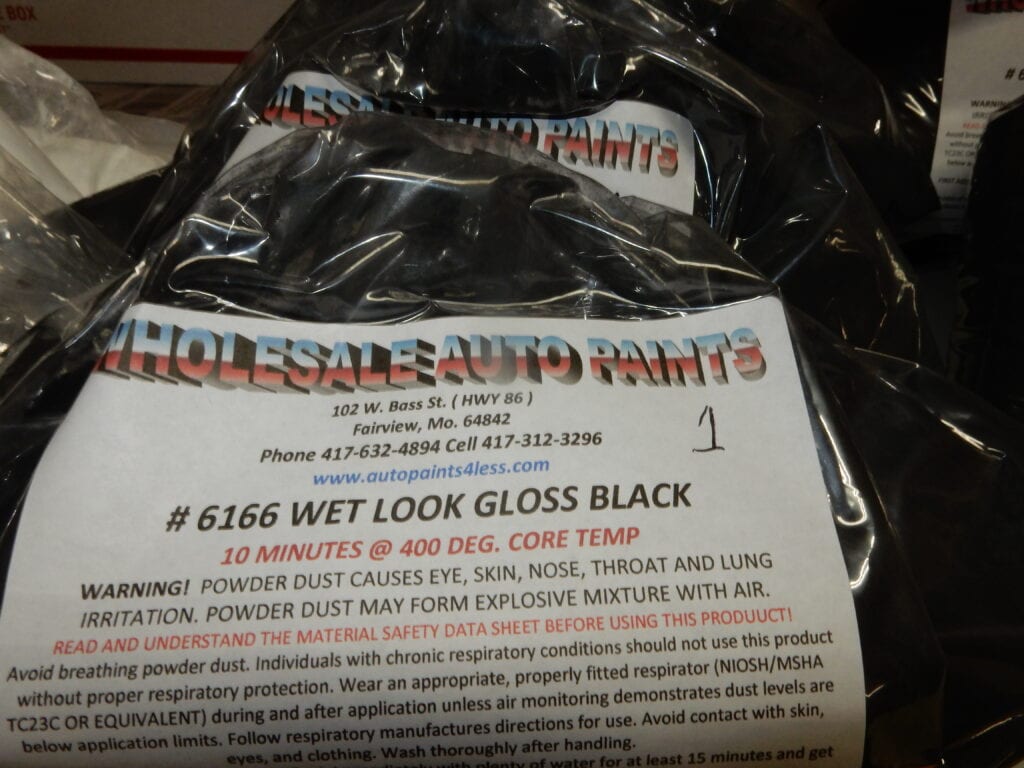Gloss Black Powder Coat Tgic Exterior Powder Coating