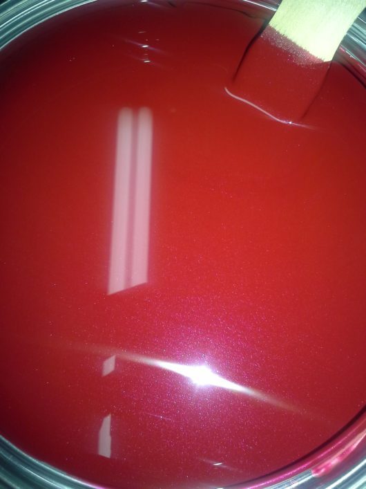 ProductionShop High Gloss Bright Red Acrylic Enamel Quart Kit – Automotive Paint, PRO PAE-4701-KIT-QT, Made In USA