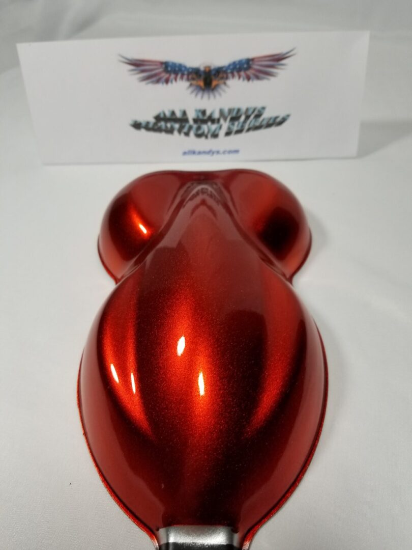 All Kandys MERLOT RED Candy OVER GLOWIN' SO BRITE SILVER WET PLUS CLEAR  COAT KIT