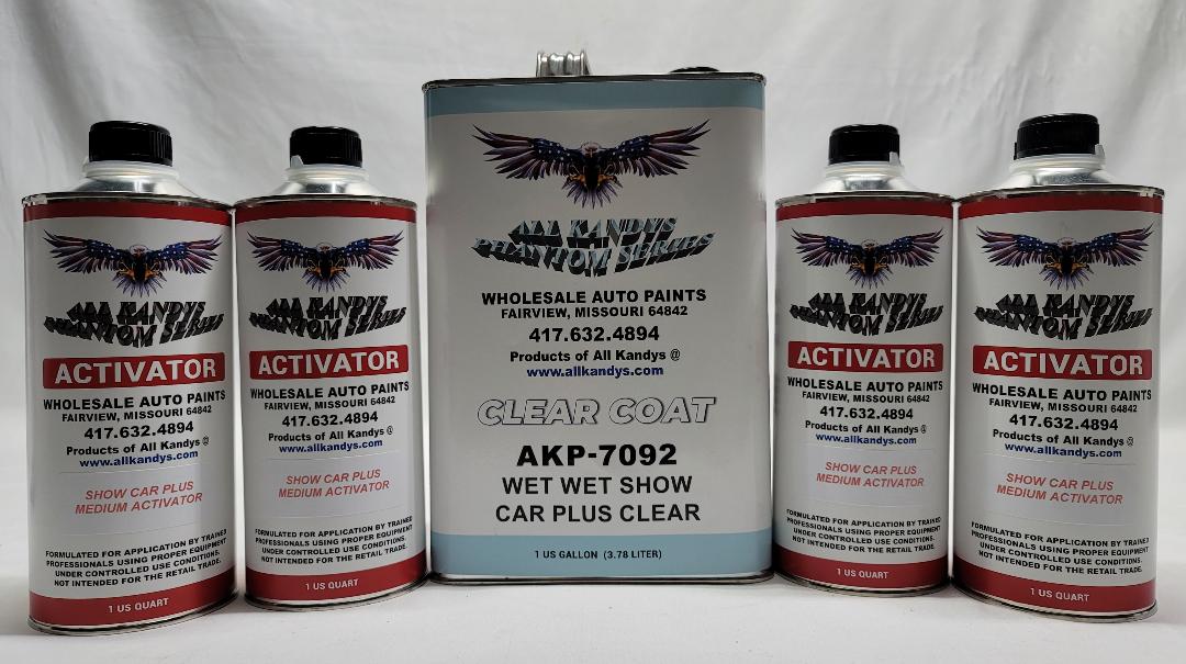 High Teck High Gloss Clear Coat Gallon Kit With Medium Activator – Acrylic Urethane, 8010 Series