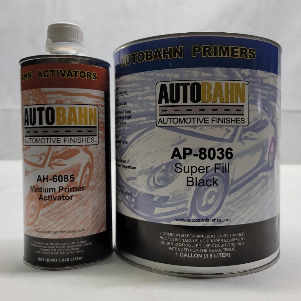 thumbnail image 2 of Autobahn AP-8067 2K Urethane Primer Sealer Gallon Kit - High Tech White Auto Paint 2 of 10