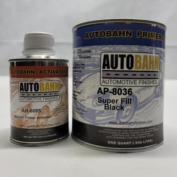 AP-8036 Quart Kit Autobahn Black 2K Primer/Surfacer All Kandys
