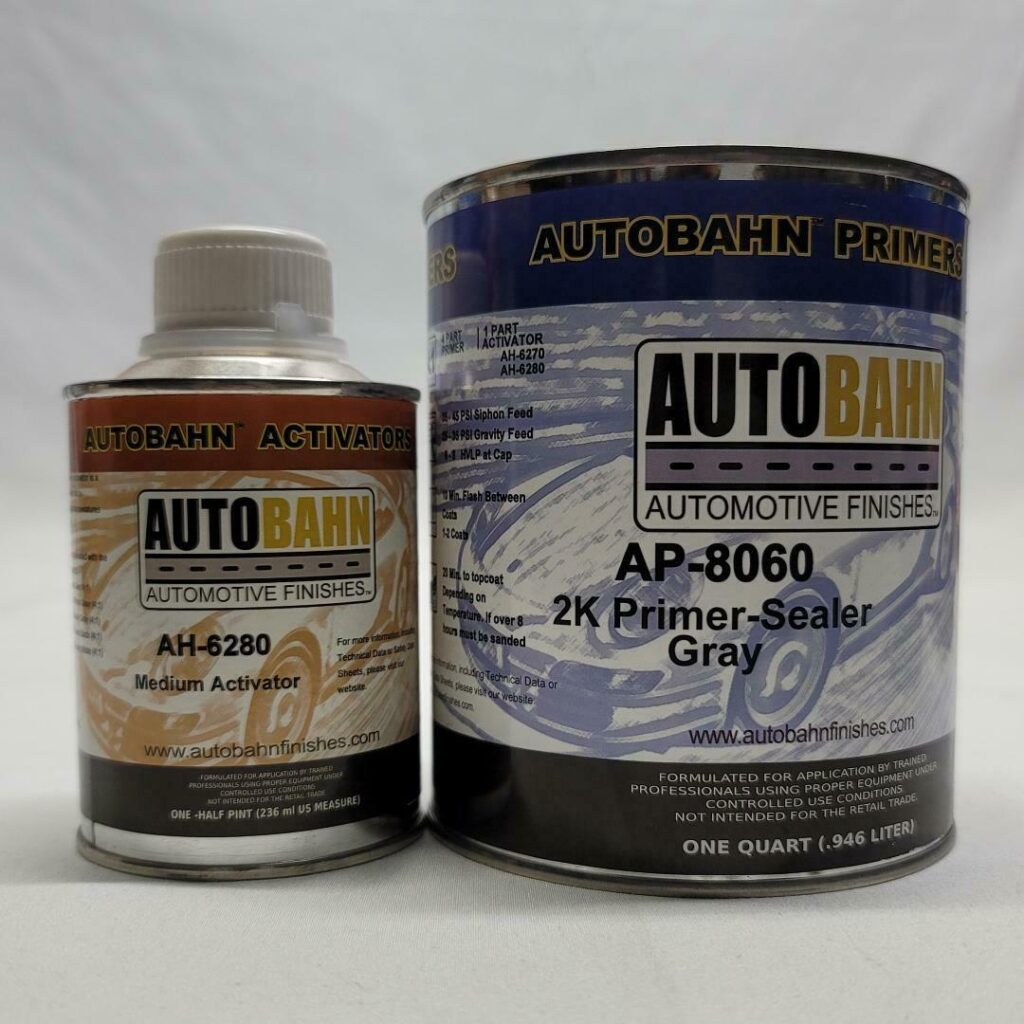 Autobahn Slick Seal Black 1K Primer Sealer - Quart, AP-8116, Ready To Spray