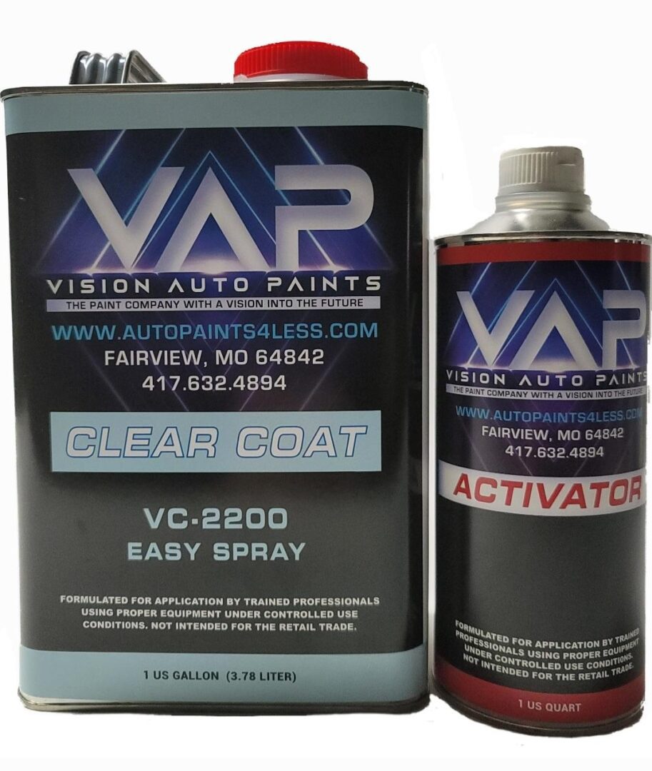 VC-2200 Clear Coat Easy Spray Gallon Kit