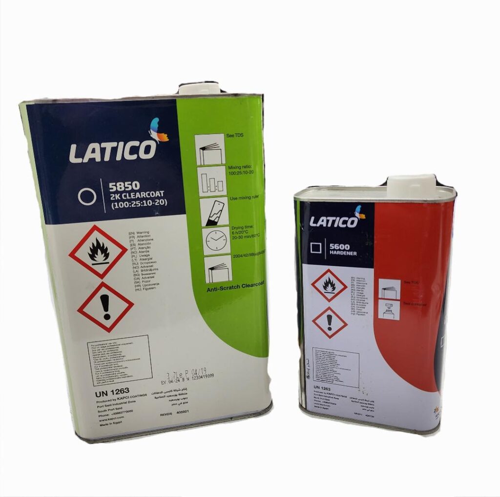 5850 Latico 2K Urethane Clear Coat 5 Quart Kit