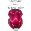 THE TRUE CANDY ALL KANDYS LUSCIOUS CHERRY RED CANDY - WET WET PLUS CLEAR COAT - "SO BRITE" SILVER GLOWIN' BASE " 8 QUART SPRAYABLE " KIT