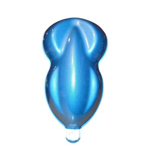 #1671 High Gloss Light Blue Metallic Single Stage Acrylic Enamel Gallon Paint Kit