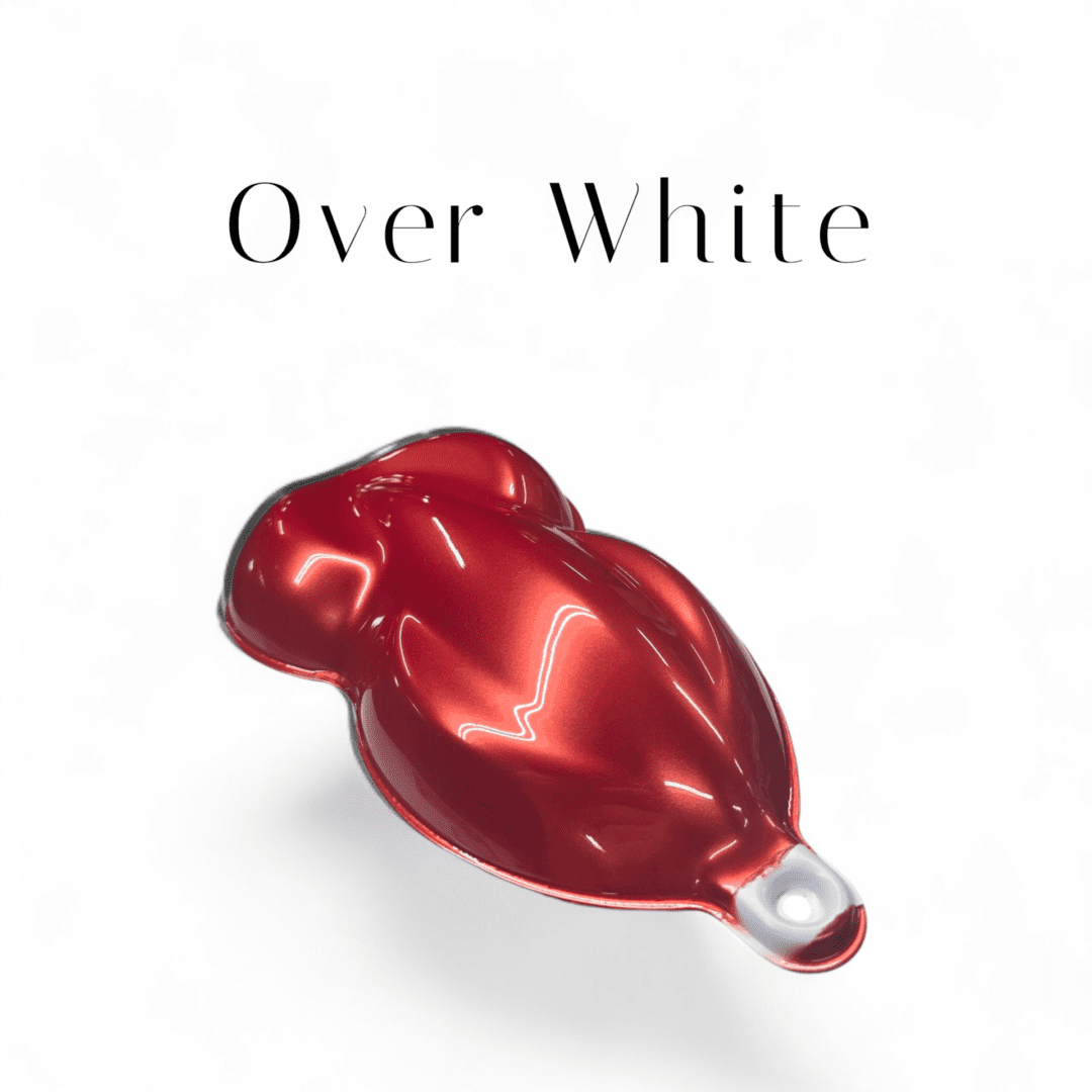 Apple Juice Candy Pearl over white